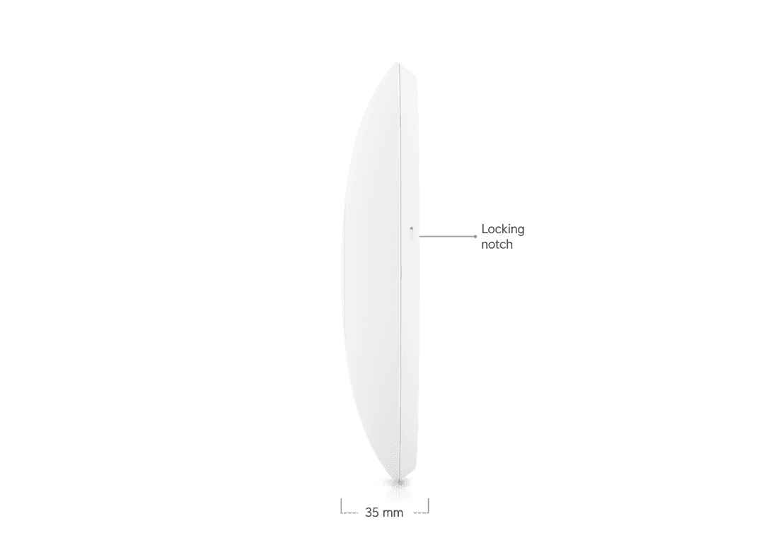 Ubiquiti unifi u6 pro / u6-pro | wifi 6 ax 5. 3 gbps | dual-band 2. 4/5 ghz | 6 prostorskih tokov | poe | bela dostopna točka 2 Ubiquiti unifi u6 pro bela dostopna točka tanek stranski profil