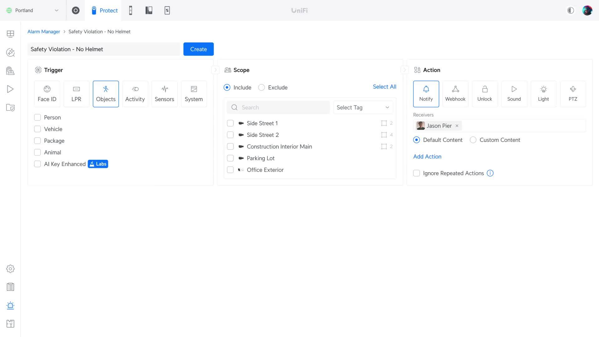 Automations with Alarm Manager