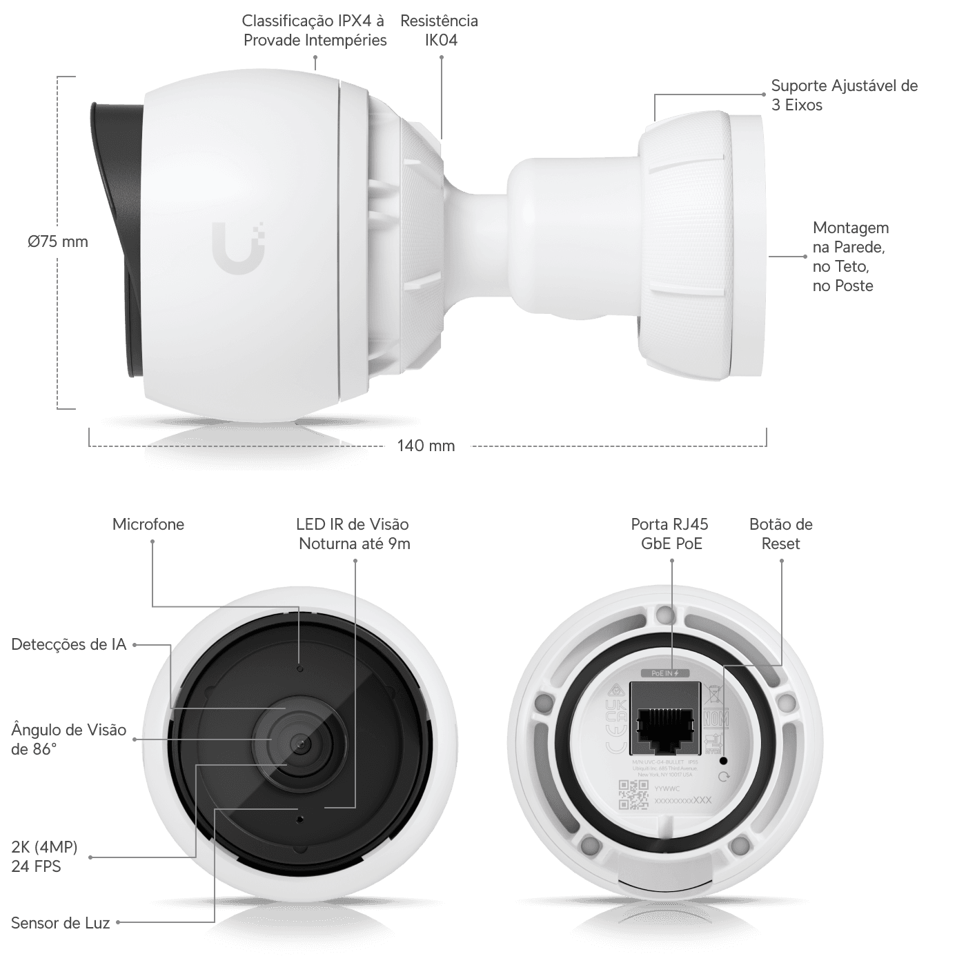 Câmera G4 Bullet