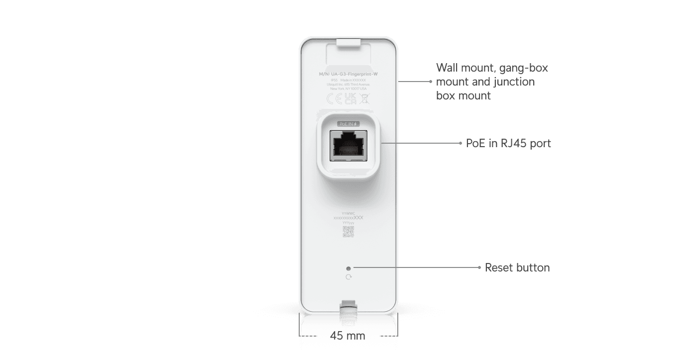 Access G3 Reader Fingerprint