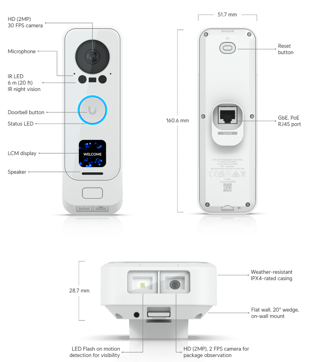 G4 Doorbell Pro PoE Kit