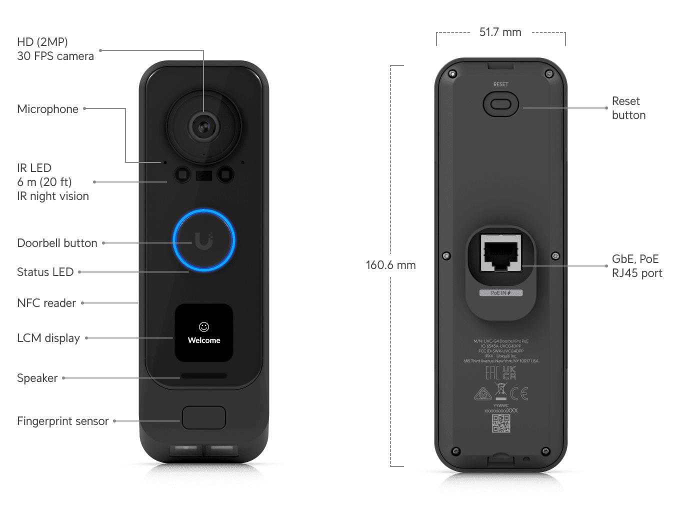 G4 Doorbell Pro PoE Kit