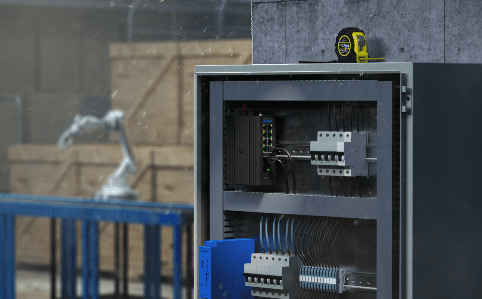 Switch Industrial DIN 8 PoE