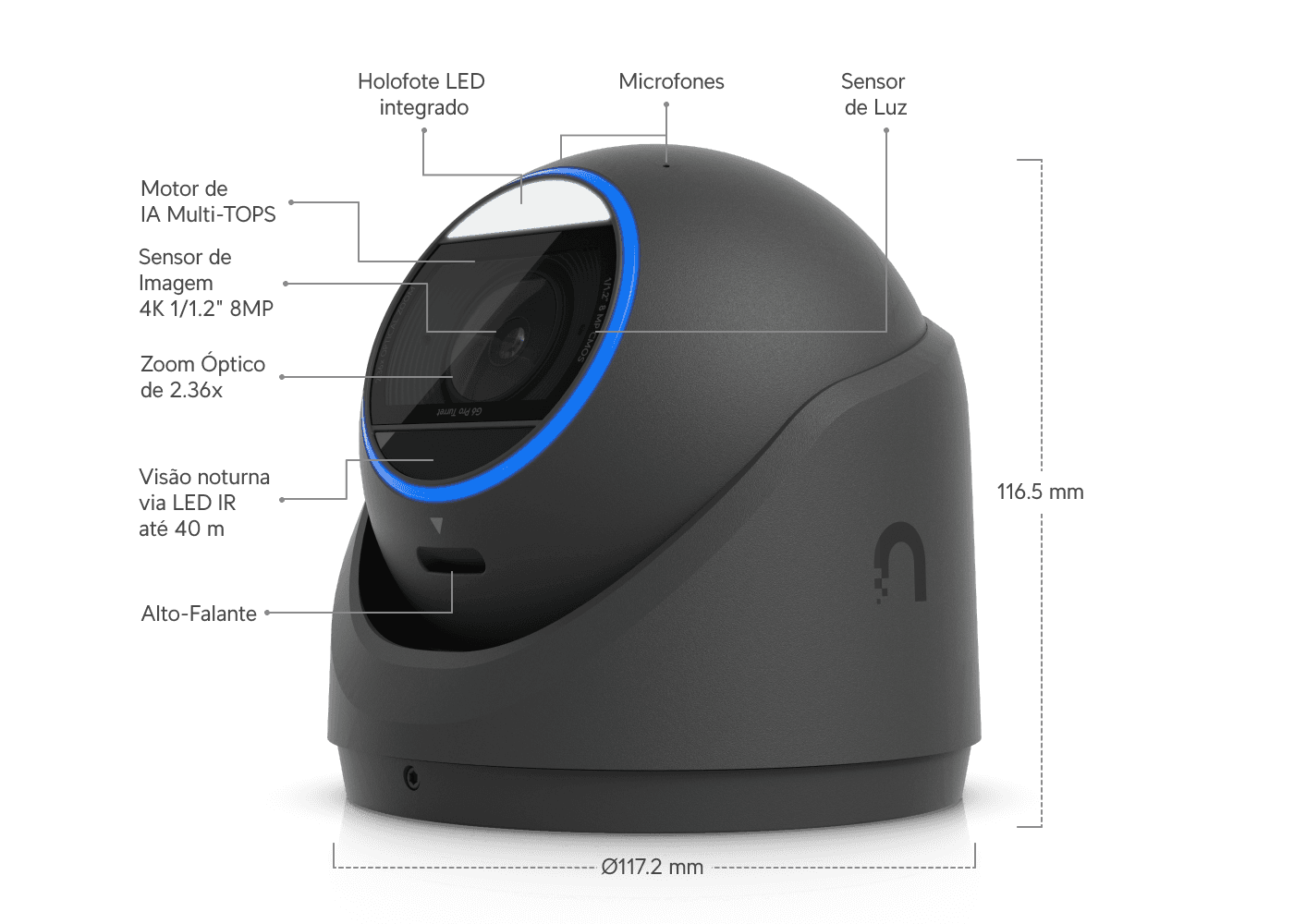 Câmera G6 Pro Turret