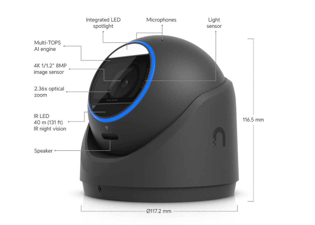 G6 Pro Turret Teknik Özellikler Şeması