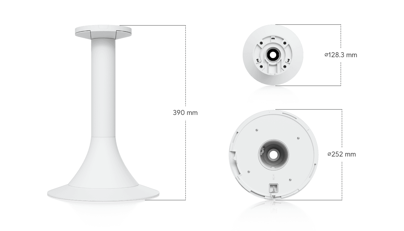 AI Multi Sensor 4 Camera Pendant Mount