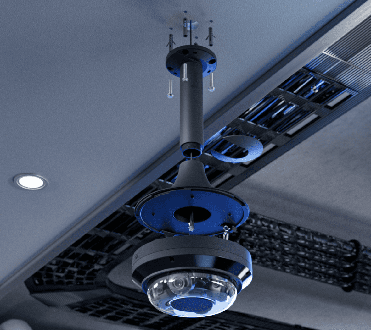 AI Multi Sensor 4 Camera Pendant Mount