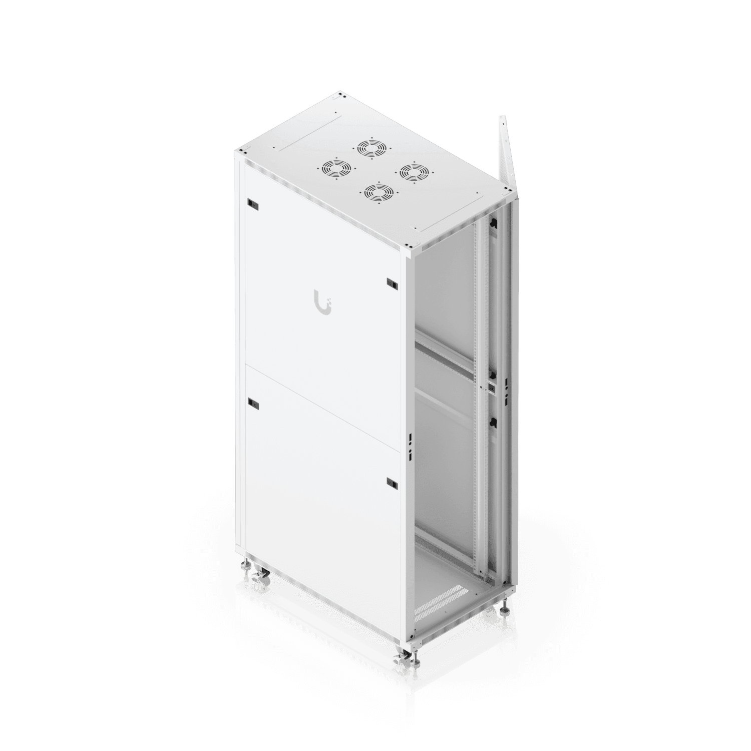 42U Rack Cabinet, 1,000 mm, Perforated Door