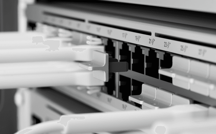 UniFi RJ45 Dust Cover installed