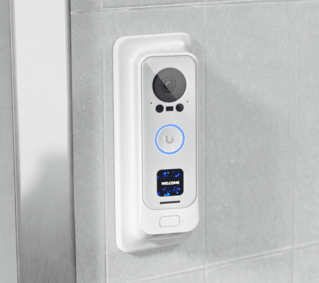 UniFi Doorbell Pro PoE Gang Box Mount White bracket
