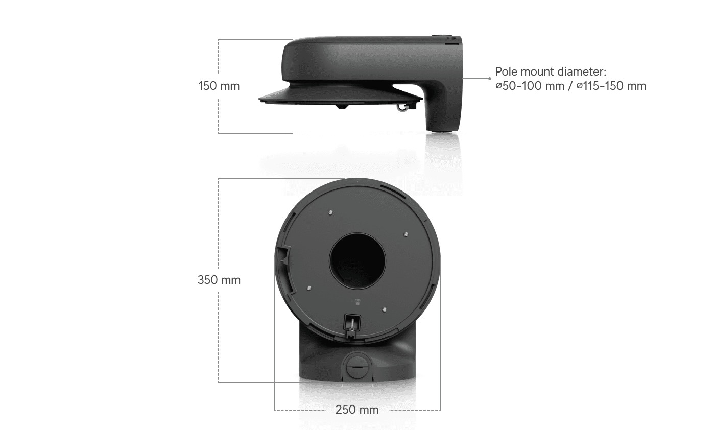 AI Multi Sensor 4 Camera Arm Mount
