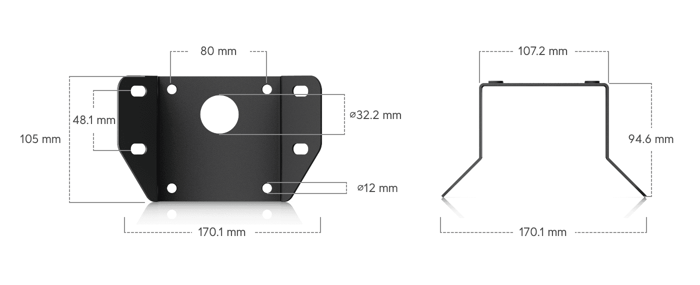 AI Multi Sensor 4 Camera Arm Mount