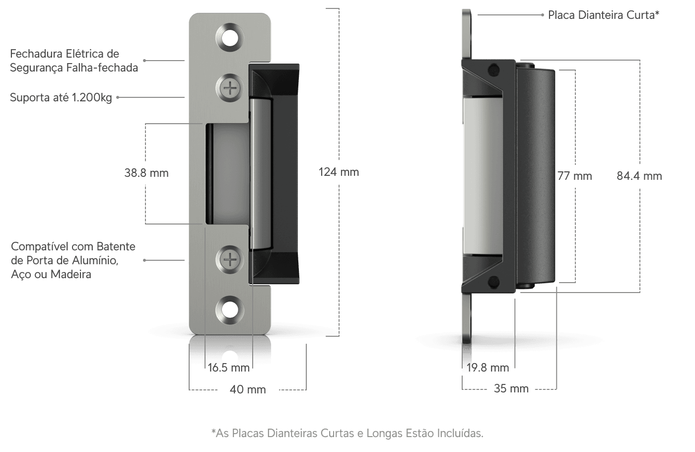 Access Fechadura Elétrica (Fail-Secure)