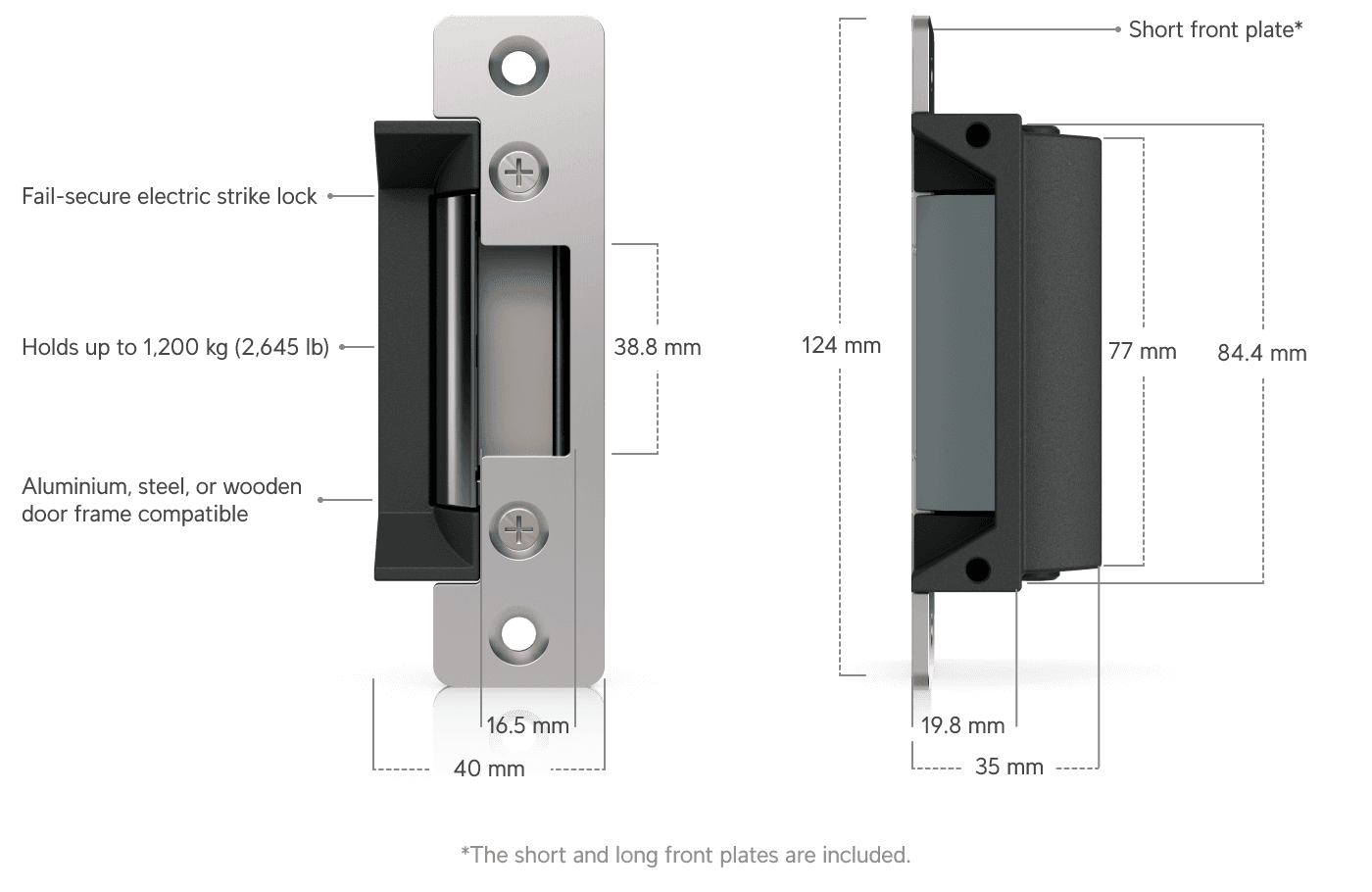 Access Fail-Secure Strike Lock (15 mm)