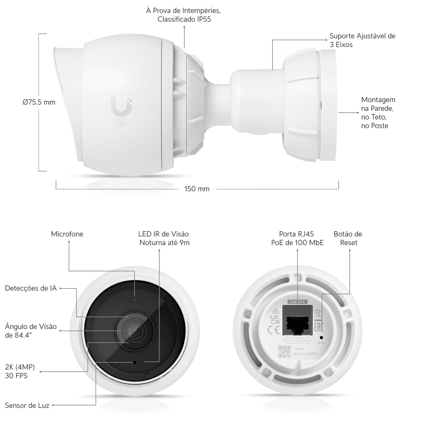 Câmera G5 Bullet