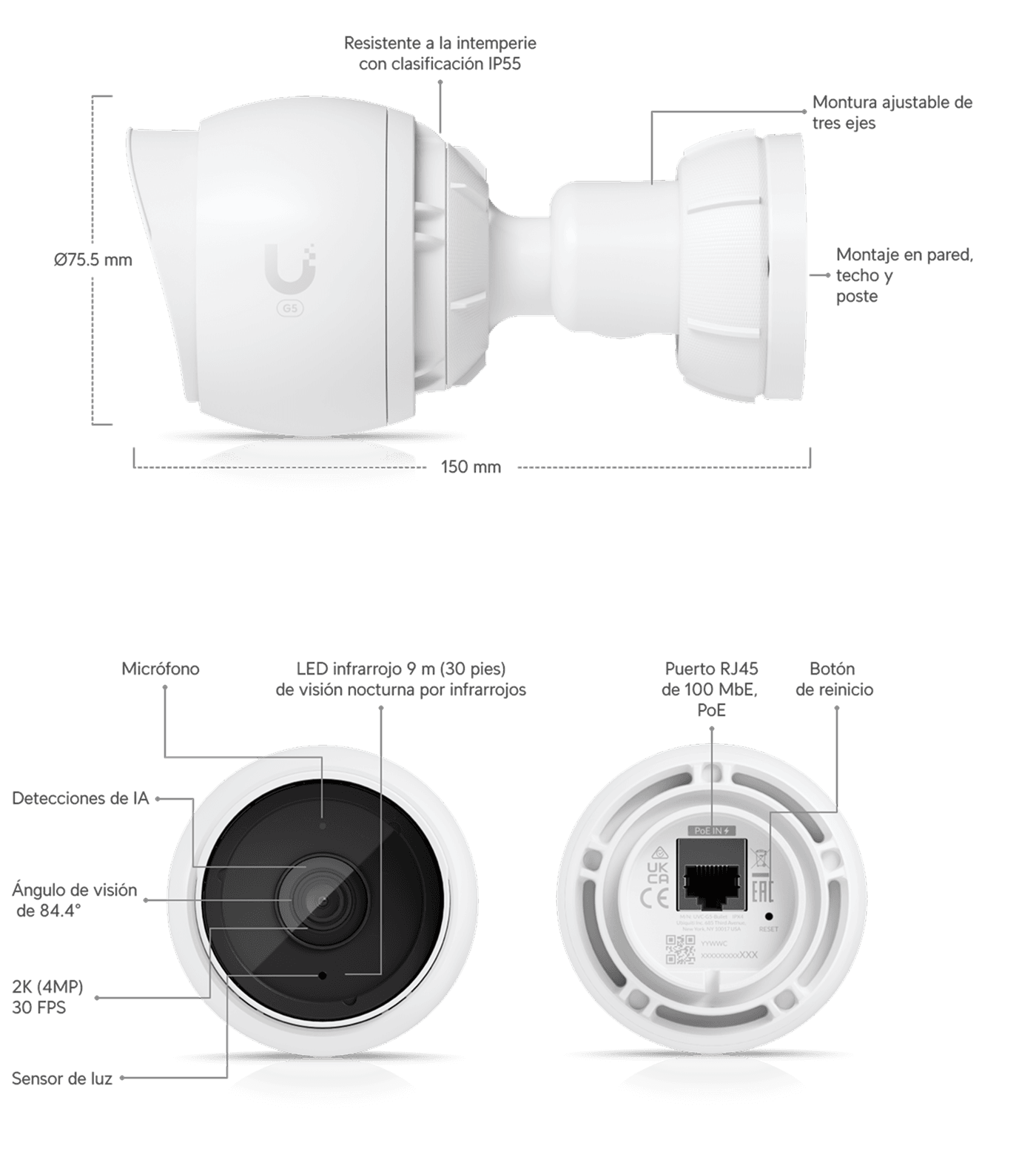 Cámara G5 Bullet