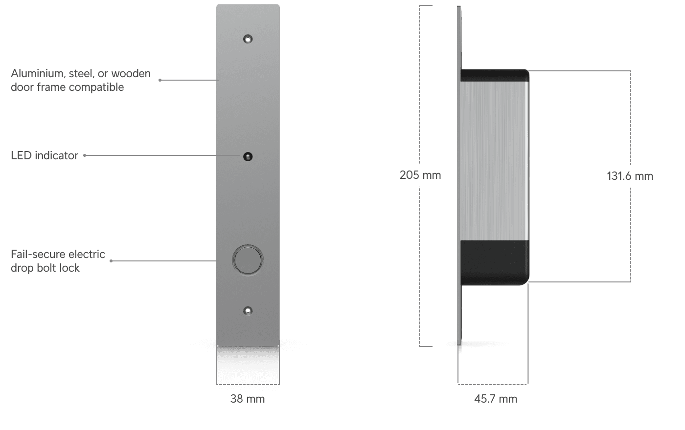 Access Fail-Secure Bolt Lock