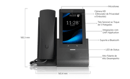 Ubiquiti UniFi Talk G3 Touch Pro Smartphone – PoE Desktop VoIP Phone (UTP-G3-Touch-Pro)