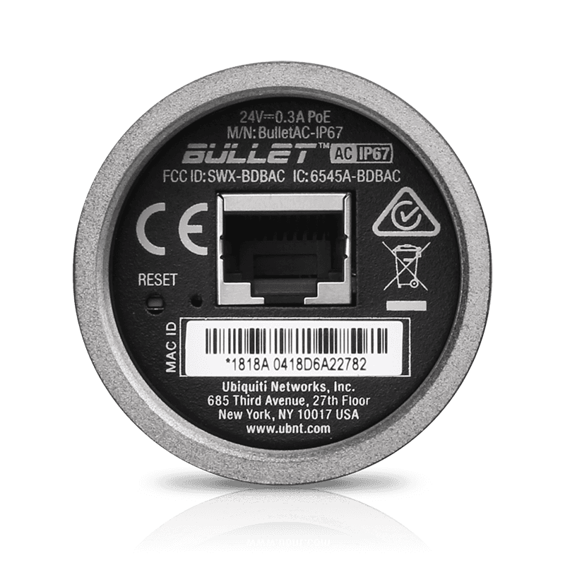 airMAX Bullet AC Dual-Band IP67 Radio