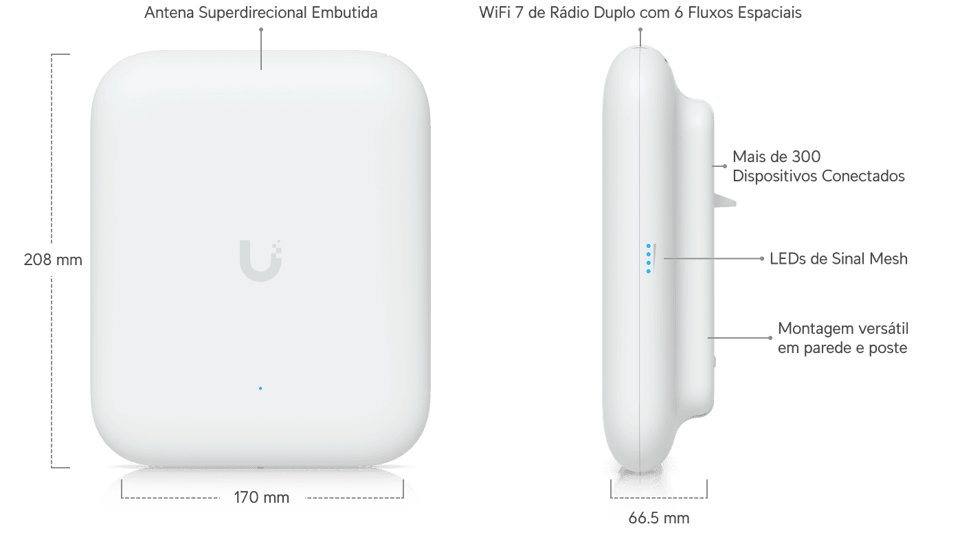 Ponto de Acesso U7 Pro Outdoor