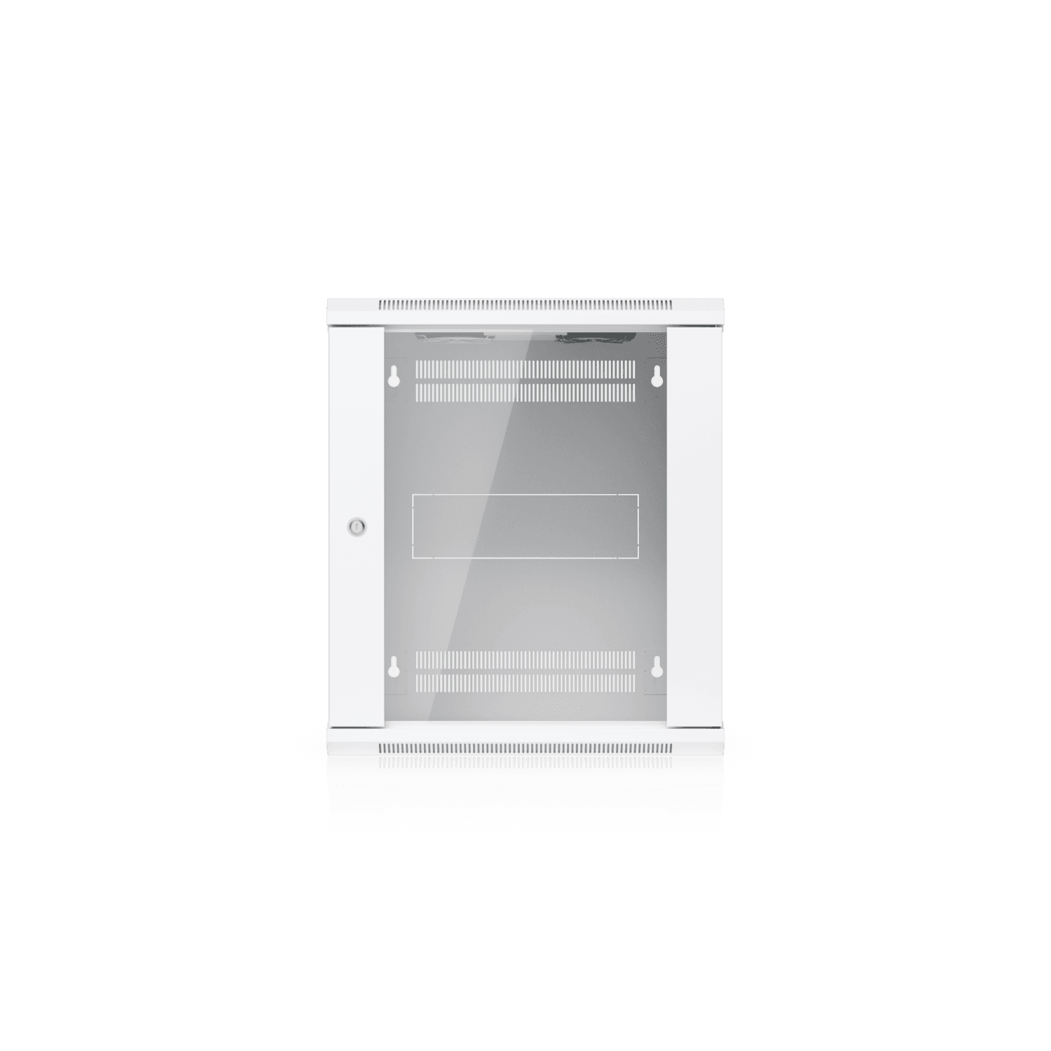 12U Rack Cabinet, 450 mm, Glass Door