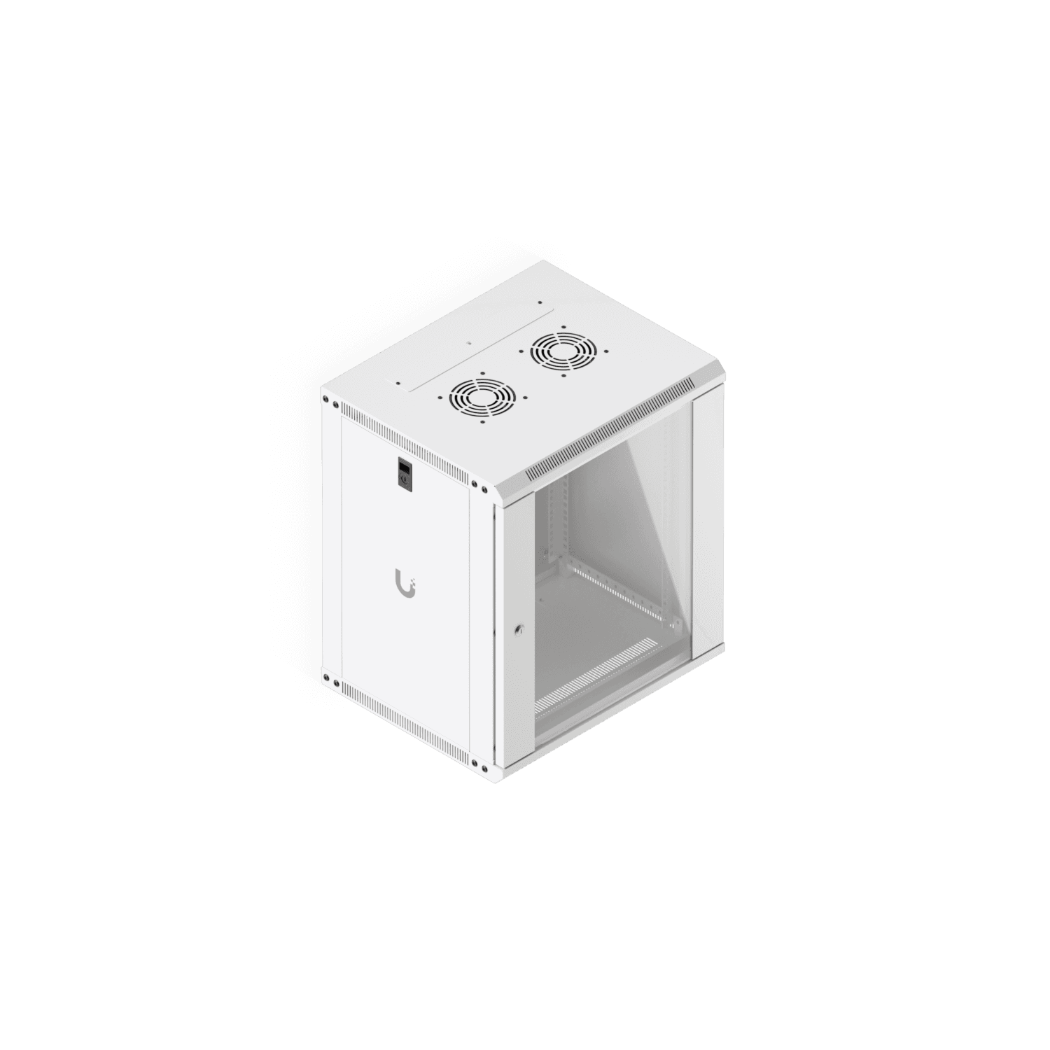 12U Rack Cabinet, 450 mm, Glass Door