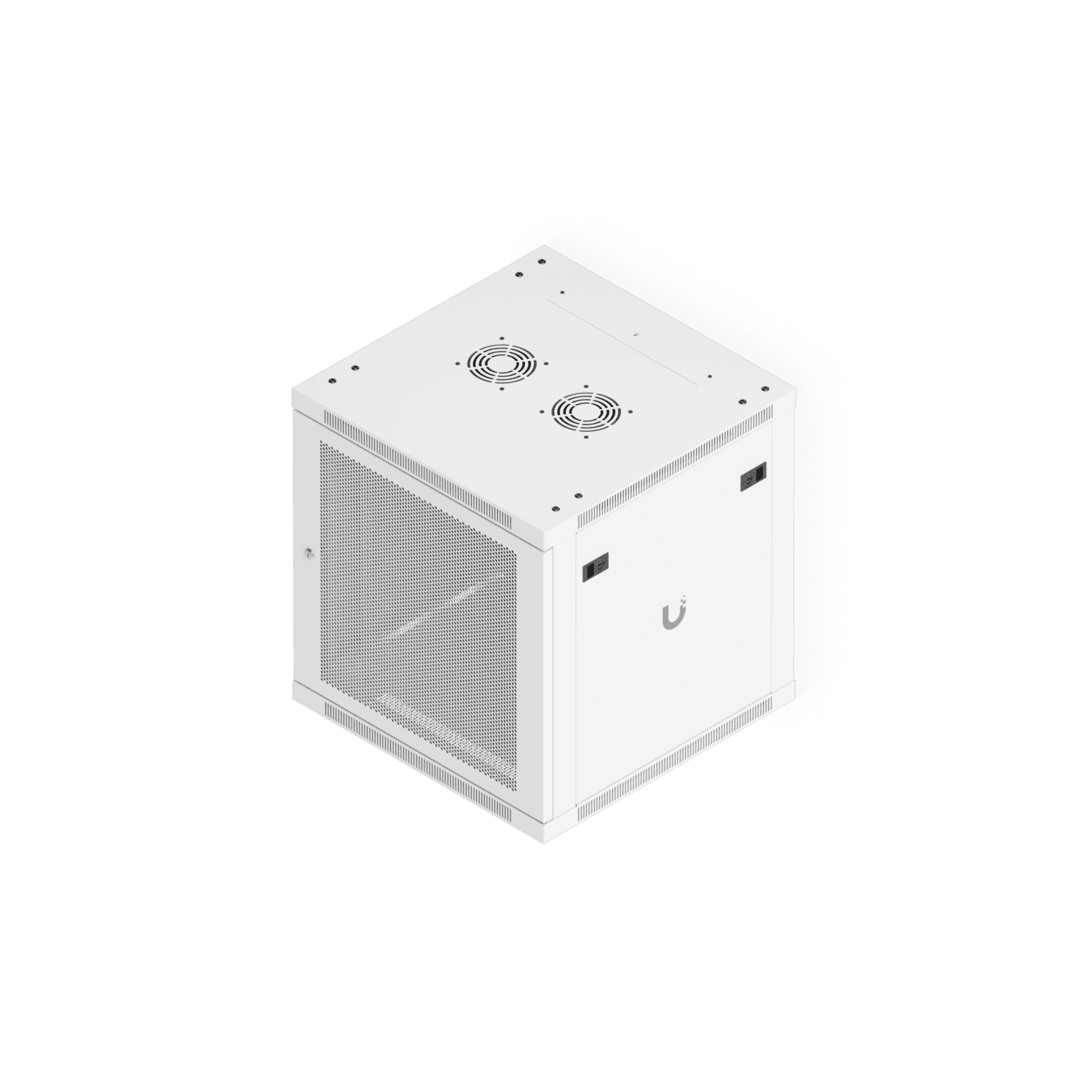 12U Rack Cabinet, 600 mm, Perforated Door