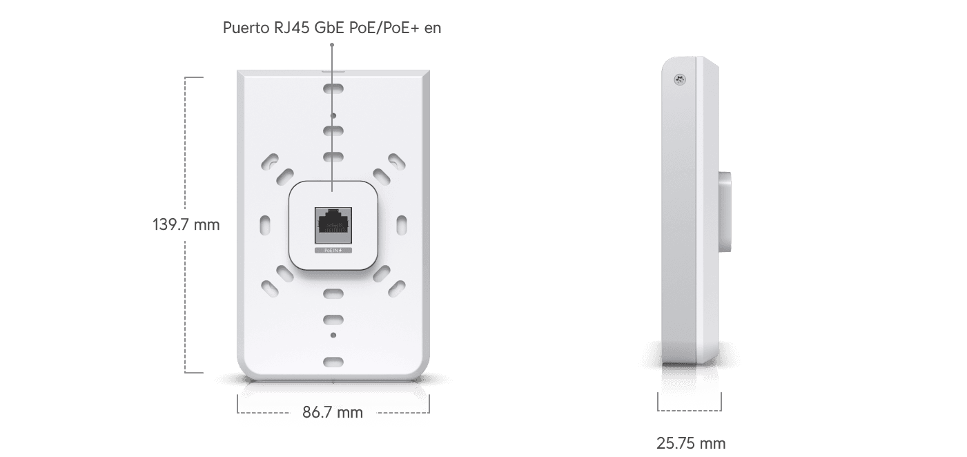 Punto de Acceso En-Pared HD