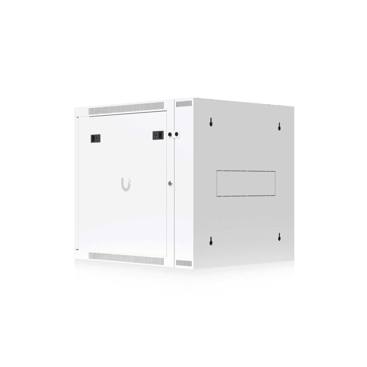 12U Rack Cabinet, Swing, Perforated Door