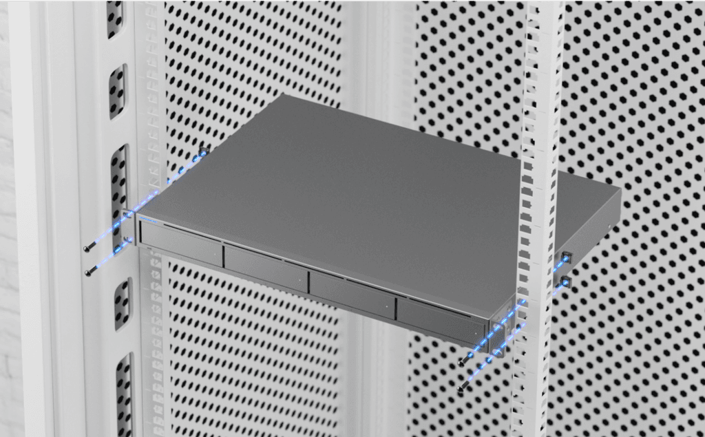 UniFi Protect NVR KOBİ Rack Kabinetinde