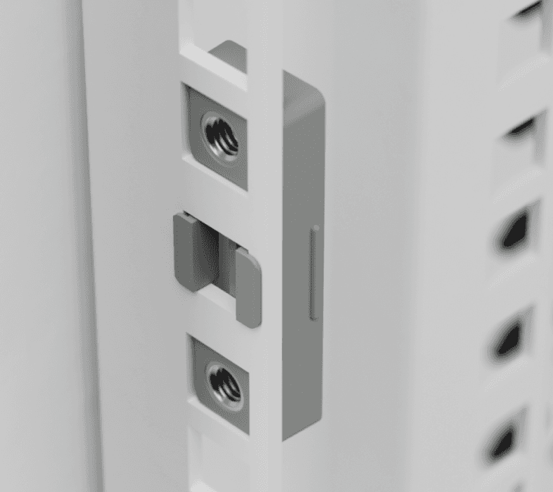 SnapMount rack inserts met dubbele kooimoeren