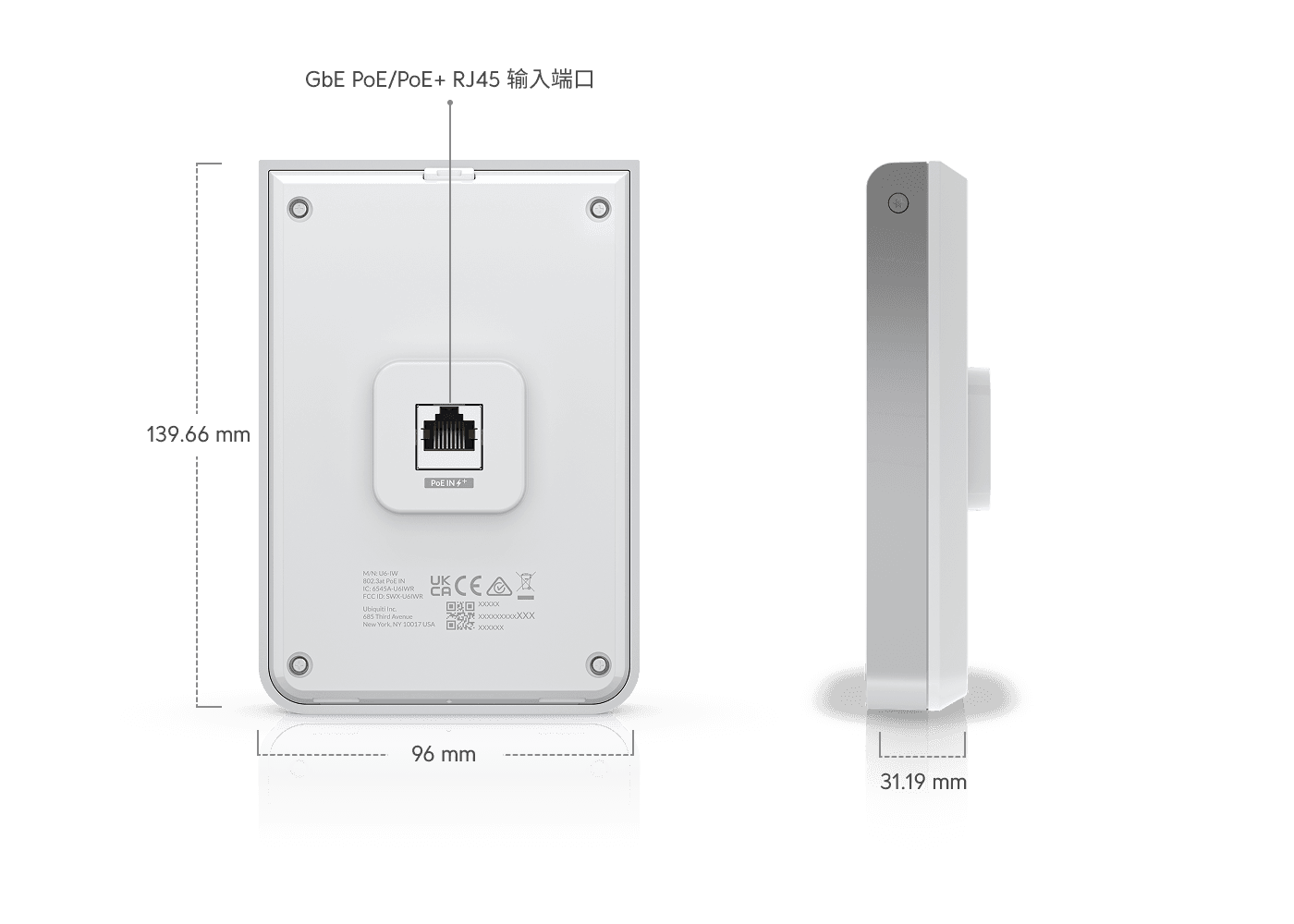 Access Point U6 In-Wall