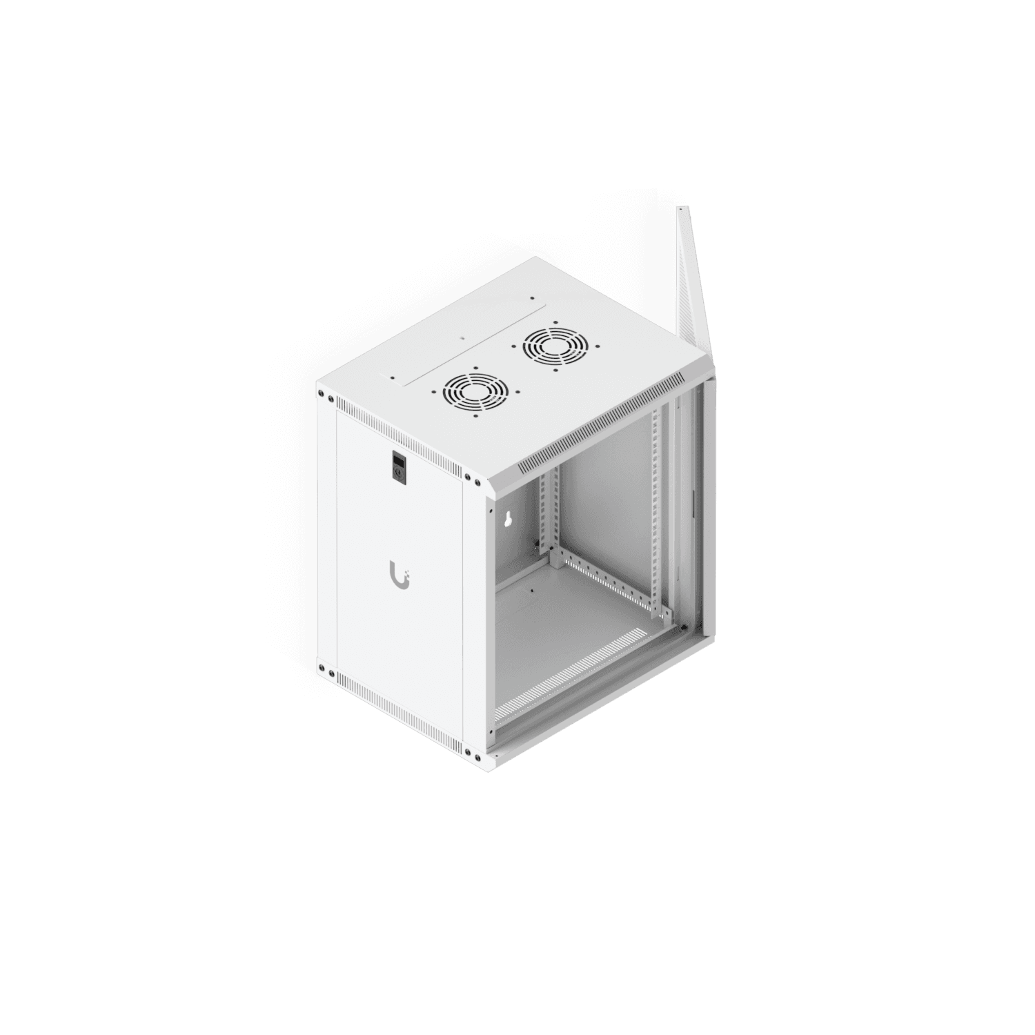 12U Rack Cabinet, 450 mm, Perforated Door