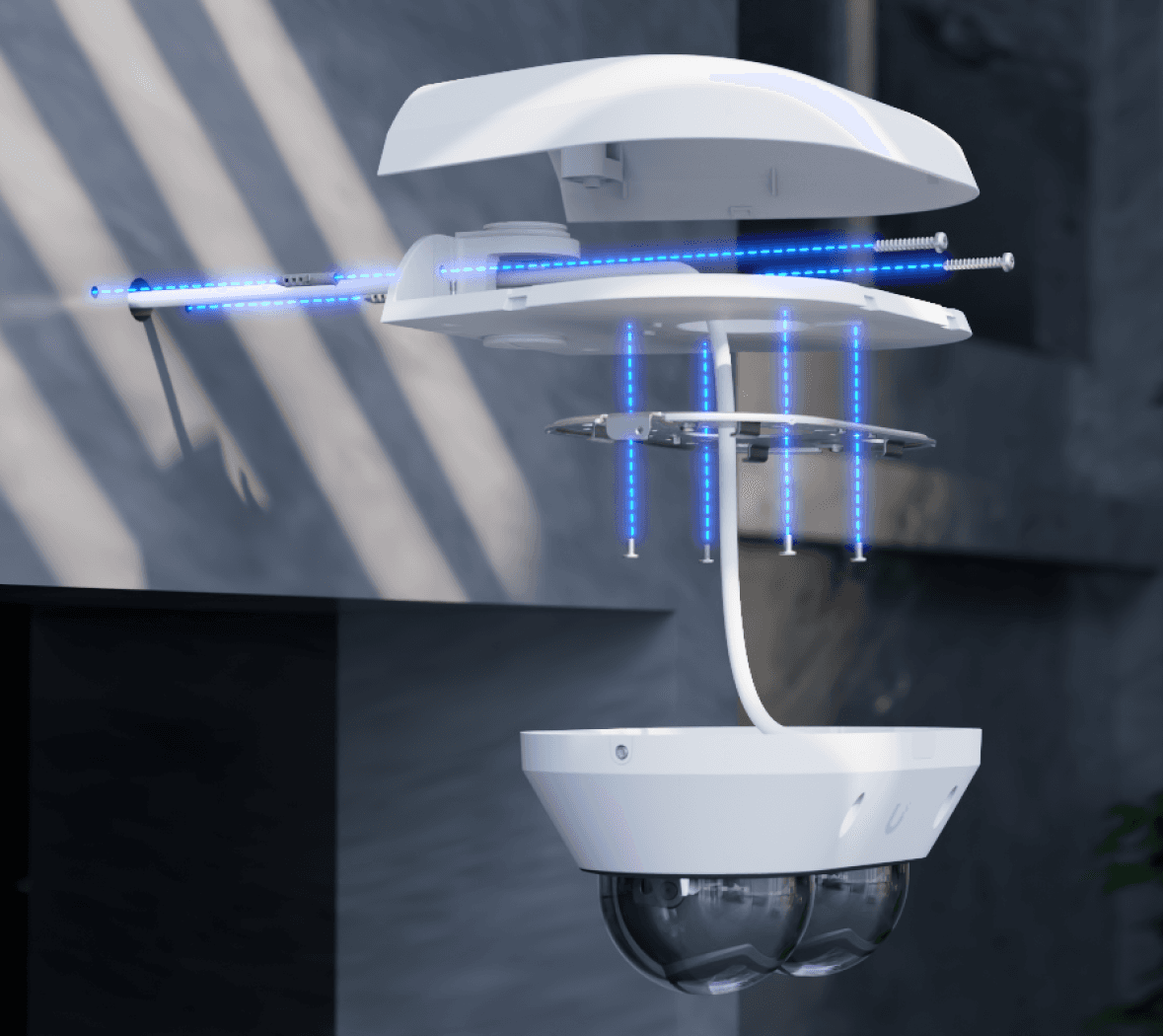AI Multi Sensor 2 Camera Arm Mount
