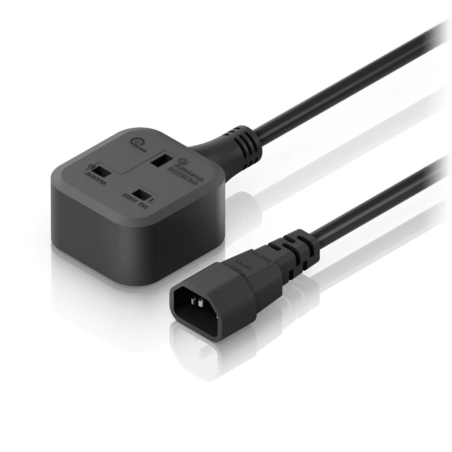 C14 to Type G Adapter Cable