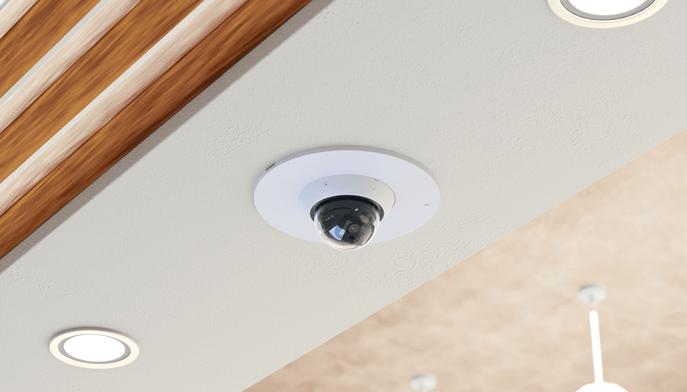 AI 圓頂攝影機嵌入式安裝