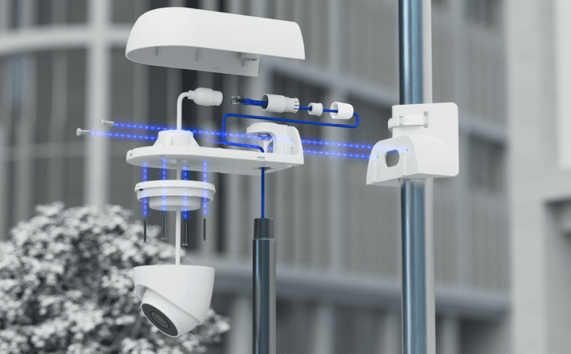 Ubiquiti UACC-Camera-AM met UniFi camera