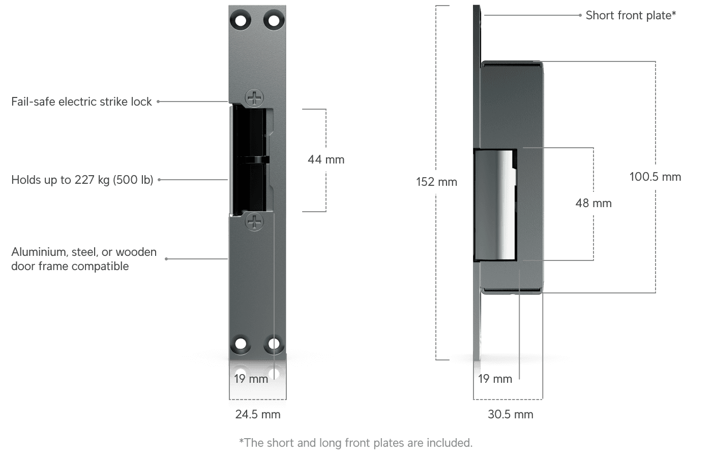 Access Fail-Safe Strike Lock (8 mm)