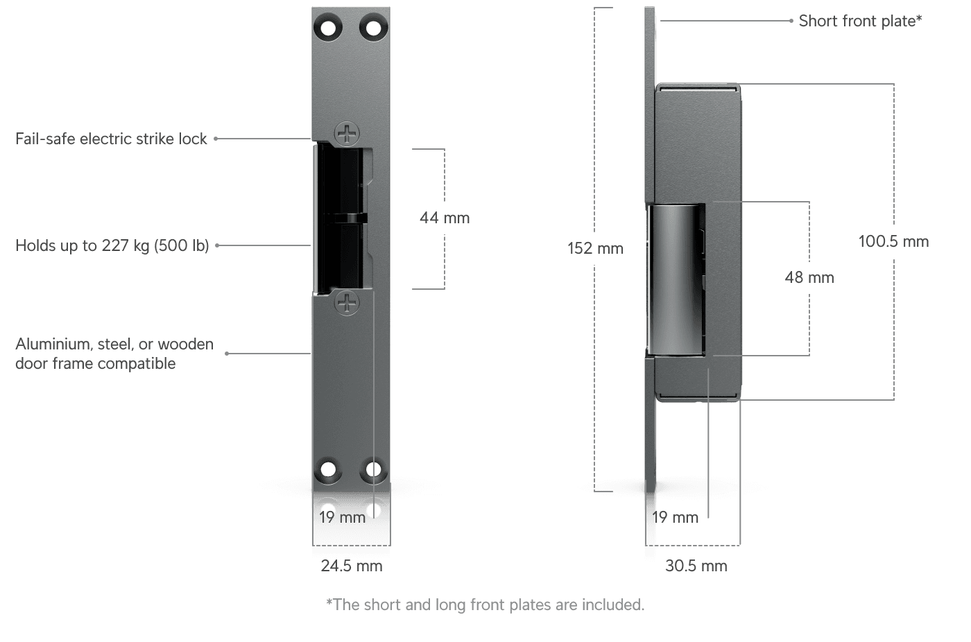 Access Fail-Safe Strike Lock (8 mm)