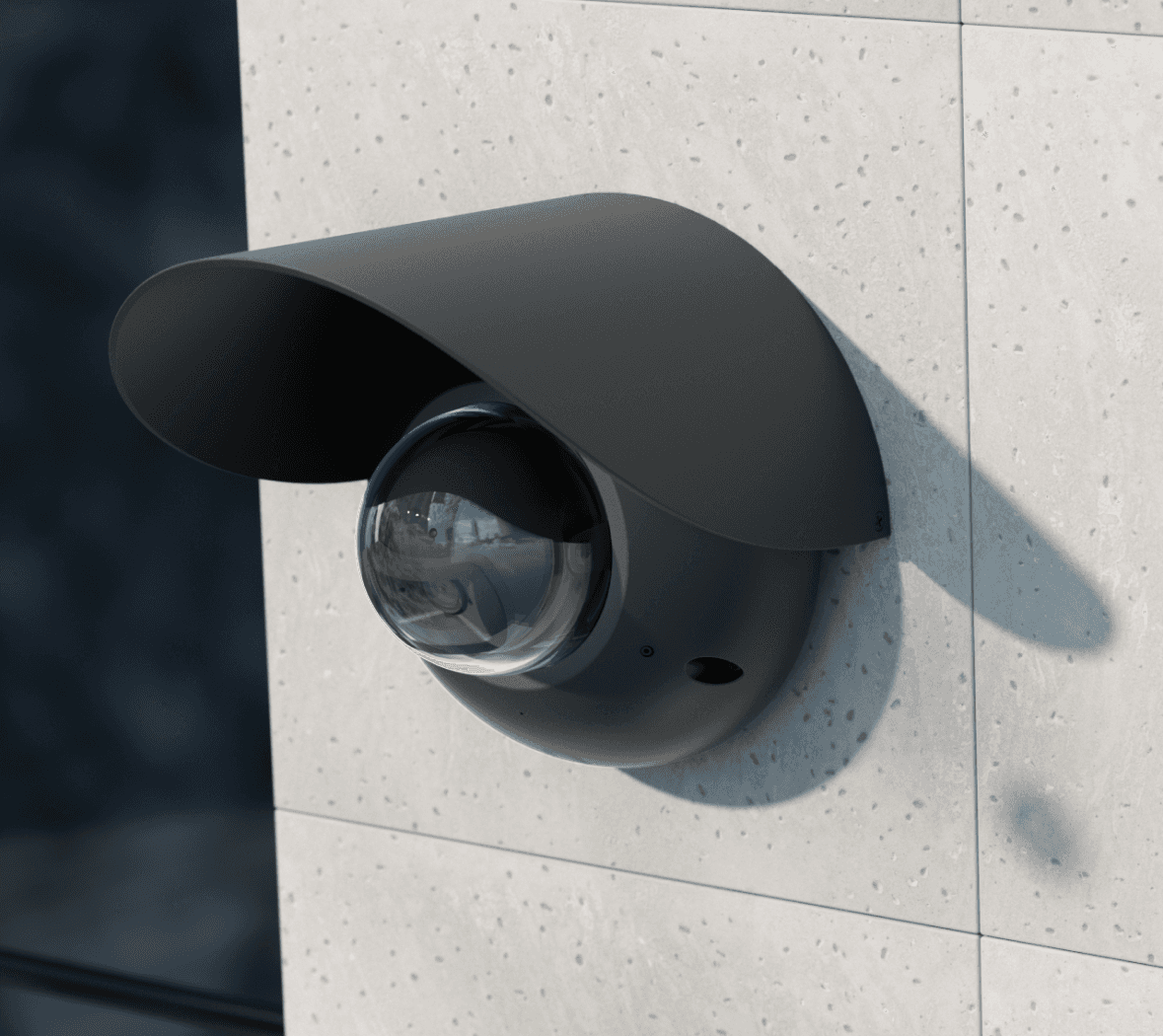 G6 Dome Camera Weather Shield Black