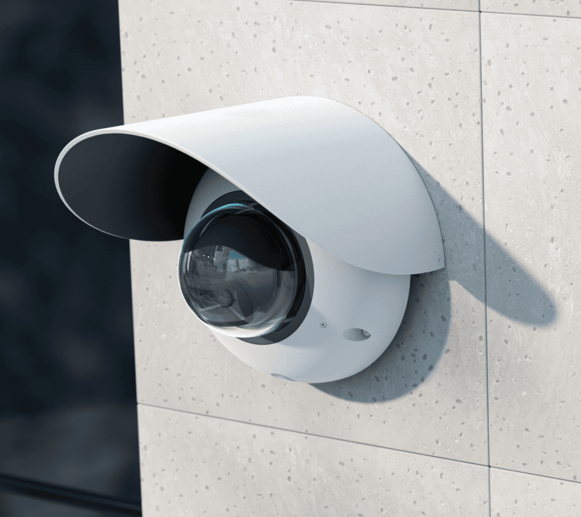 G6 Dome-camera met weather shield