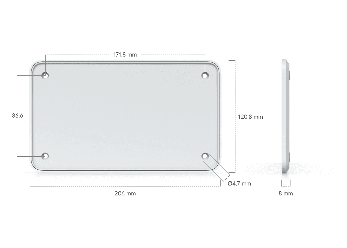 Floating Mount 23 cm