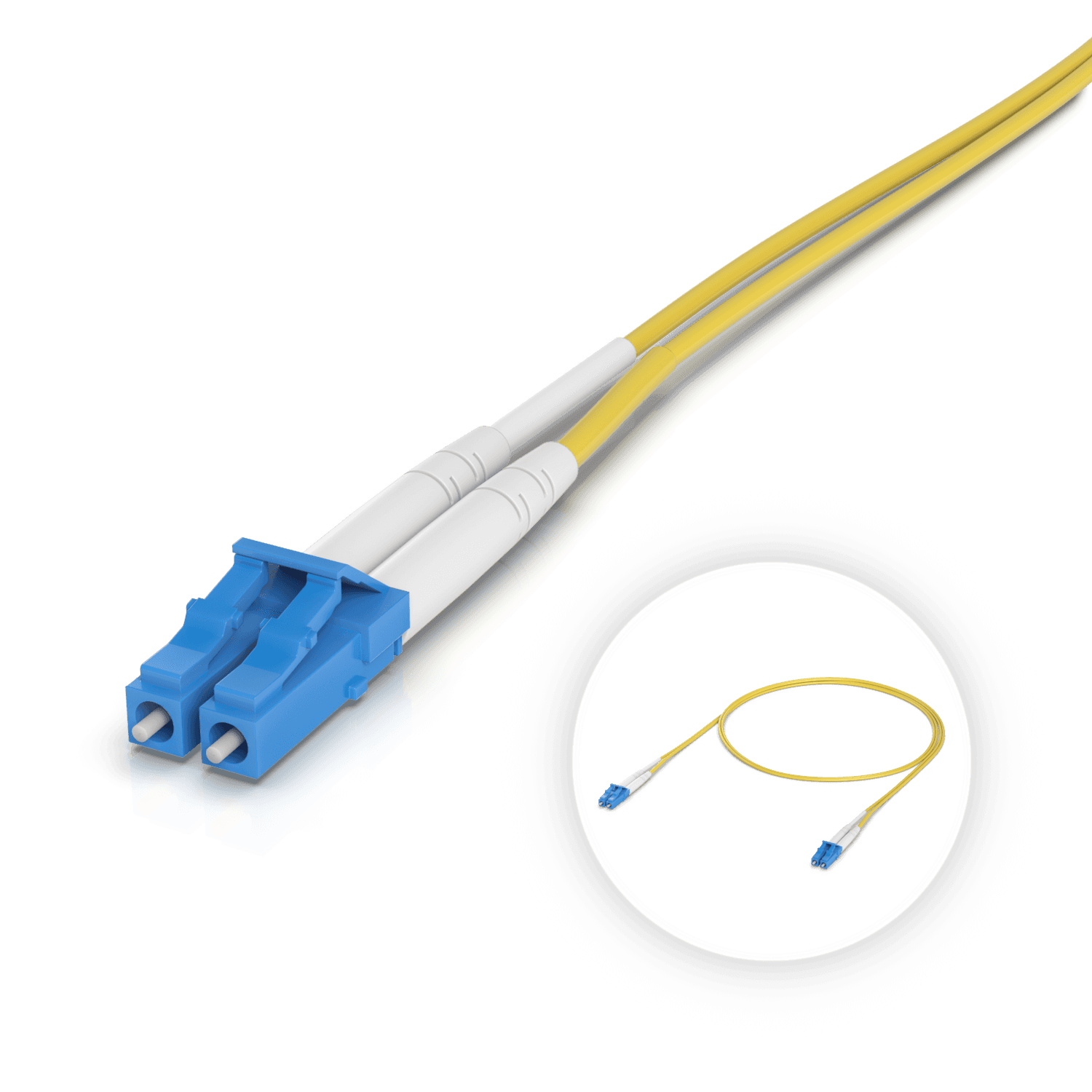 OS2 Duplex LC UPC Fiber Patch Cable