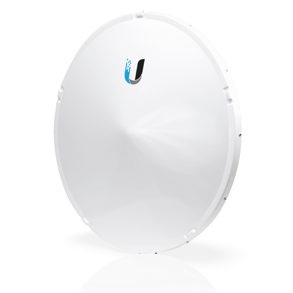 airFiber 11 GHz低频回程无线电与碟形天线