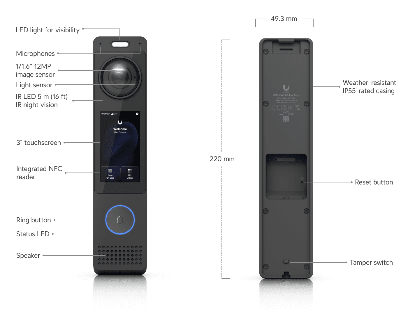 Câmera G6 Pro Entry