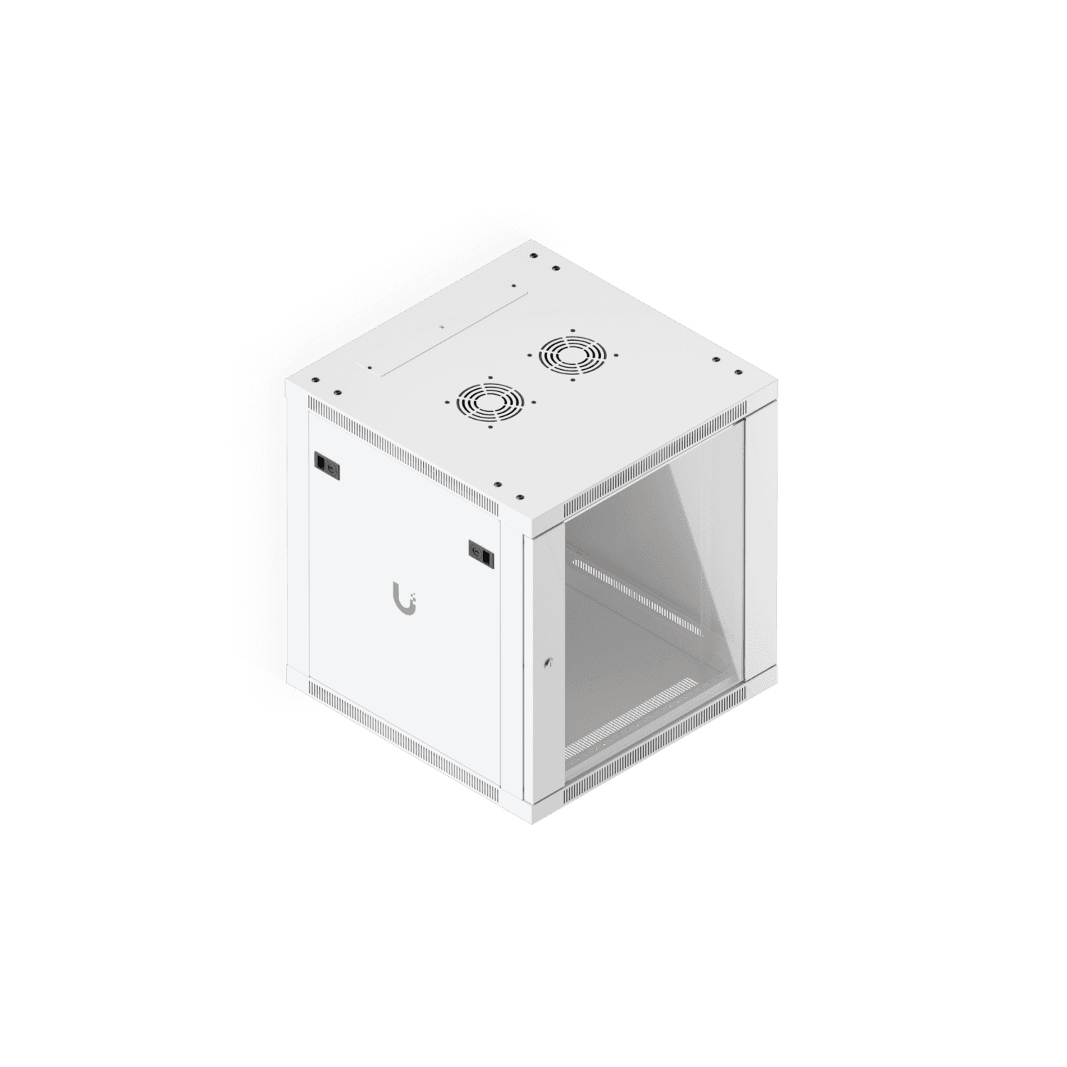 12U Rack Cabinet, 600 mm, Glass Door