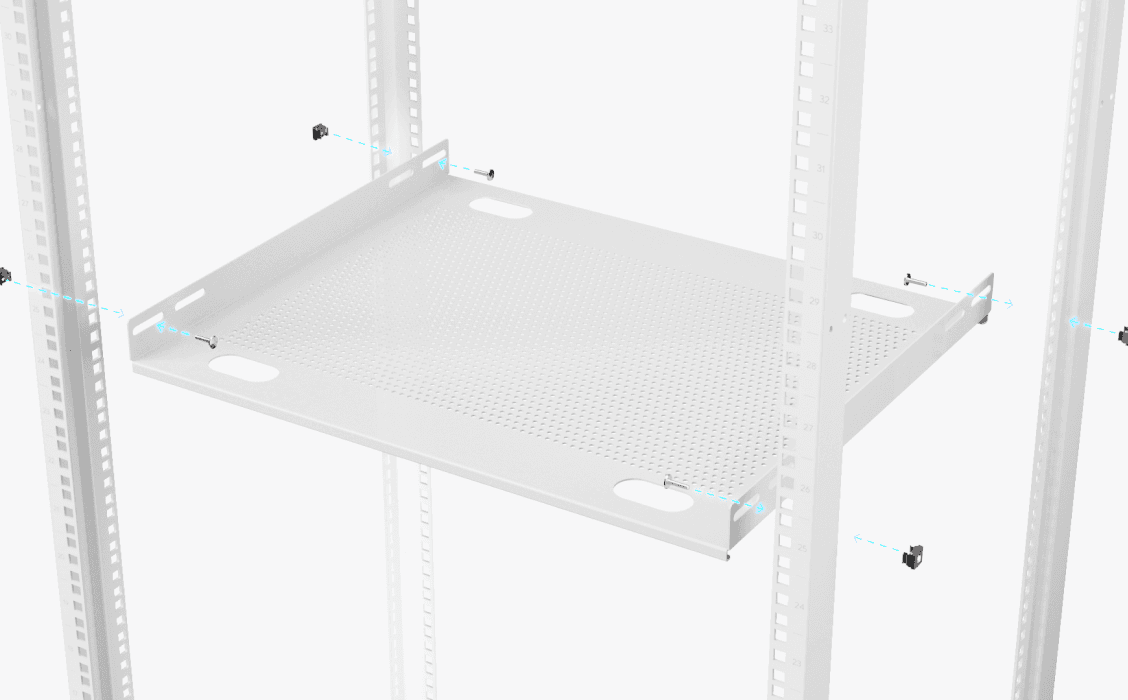 Shallow Depth Rack Shelf