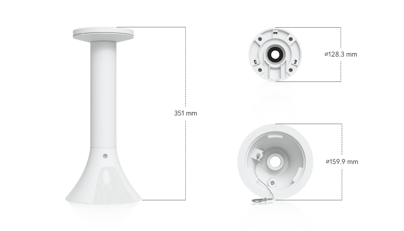 AI PTZ Precision Pendant Mount