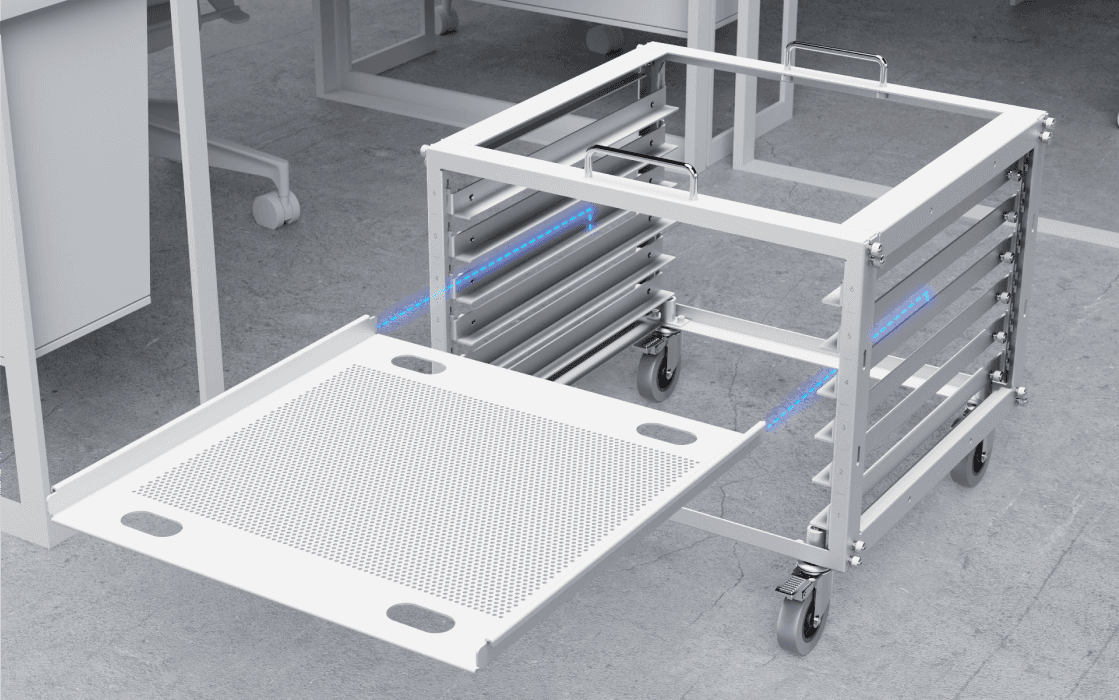 Toolless Mini Rack Shelf (Fixed)