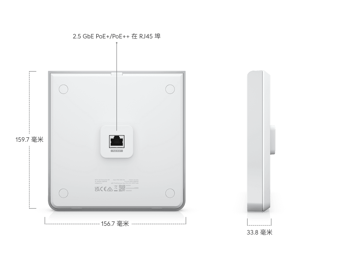 存取點 U6 Enterprise In-Wall